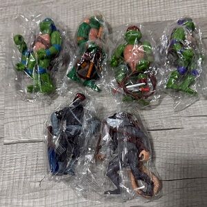 Set of Ninja Turtle Action Figures